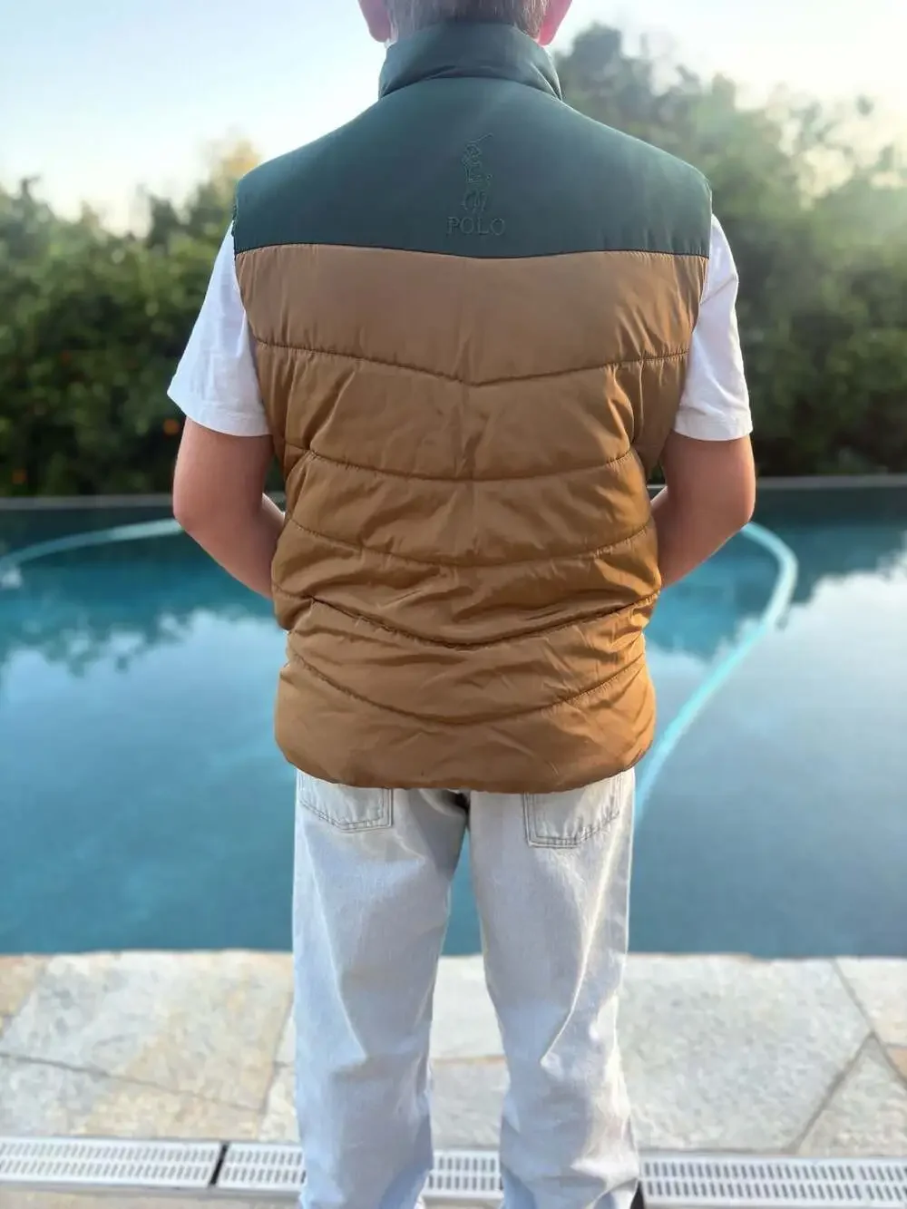 Polo by Ralph Lauren Boys Puffer Vest Size YXL- Fits like Men's Small